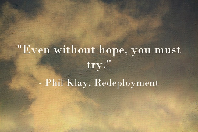 Phil Klay Redeployment Quote
