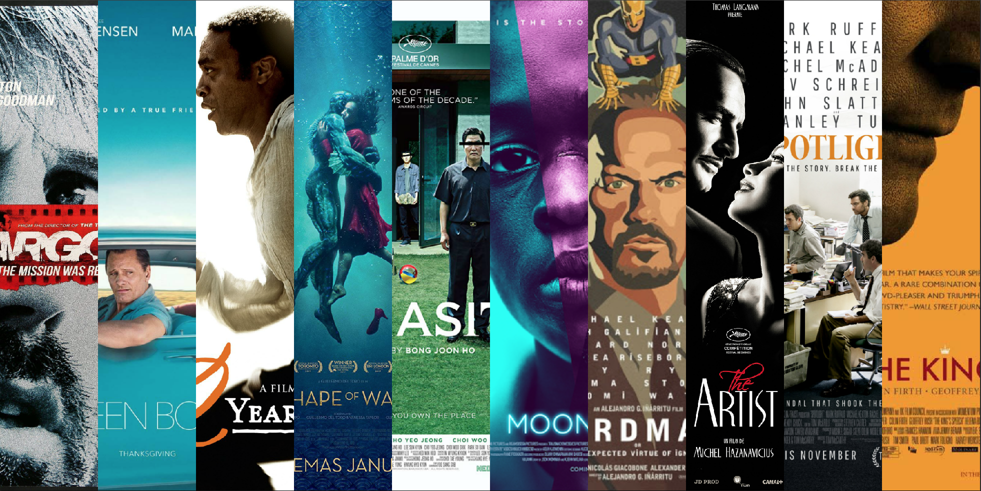 Best Picture Oscar Winners of the 2010s