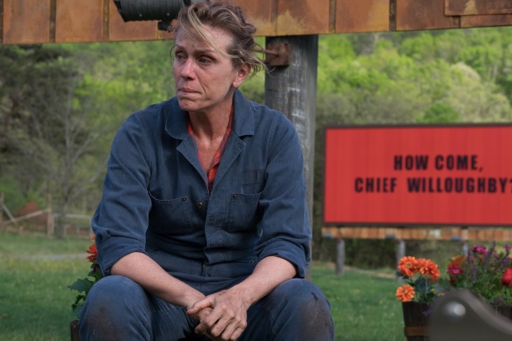Frances McDormand Three Billboards Outside Ebbing Missouri