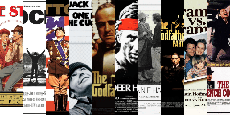 Best Picture Oscar Winners of the 1970s